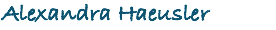 Alexandra Haeusler